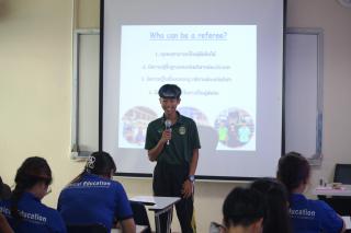 28. โครงการพัฒนาสมรรถนะนักศึกษา "กิจกรรมการอบรมผู้ตัดสินกีฬาบาสเกตบอล"